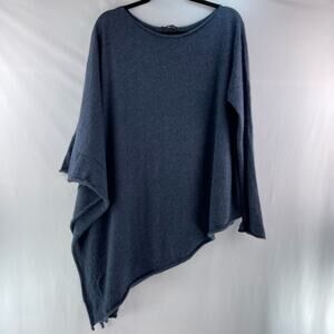 Donna Karan New York 100% Cashmere Asymmetrical Top Size M/L